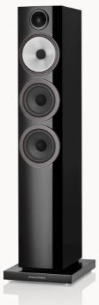 Bowers & Wilkins 704 S3 Pair of Hi-Fi Speakers Floor 150W 3 No of Drivers W16.5xD26.3xH92.5cm. Black