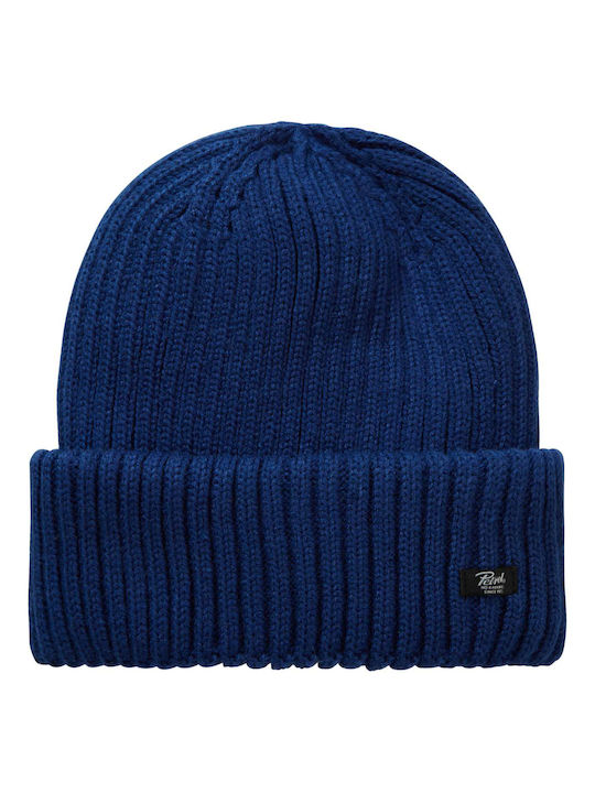 Petrol Industries Beanie Männer Beanie mit Rippstrick in Marineblau Farbe