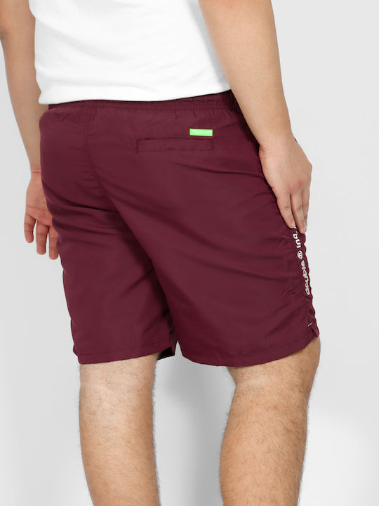 Double Herren Badebekleidung Shorts Aubergine