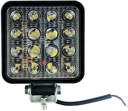 Auto Gs Квадратς Фарове за кола LED Универсален 12 / 24V 1бр