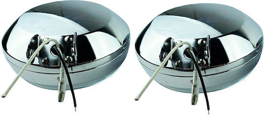 Auto Gs LA-1515 Round Car Headlights Universal 12V 55W with White Lighting 2 Pieces