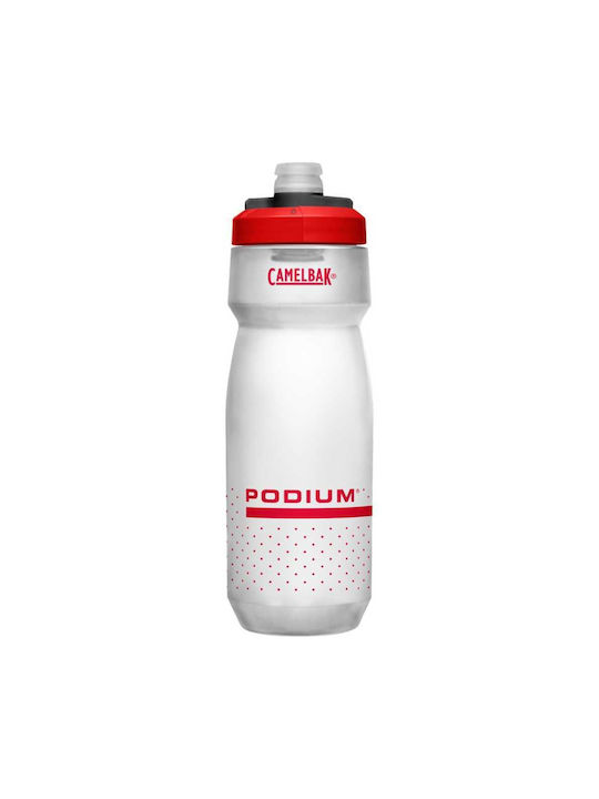 Camelbak Podium Cycling Plastic Water Bottle 710ml White