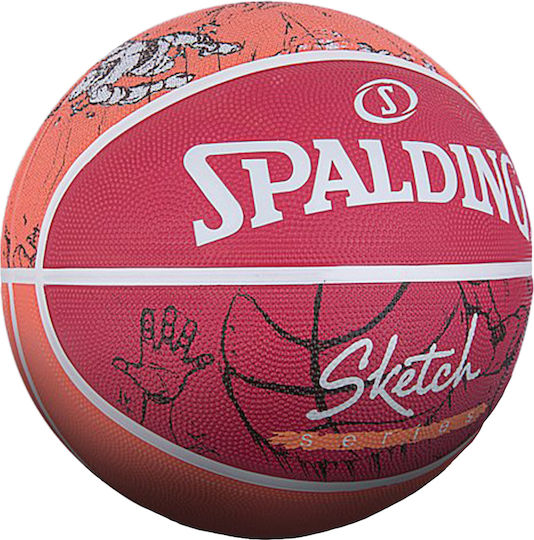 Spalding Sketch Dribble Μπάλα Μπάσκετ Outdoor