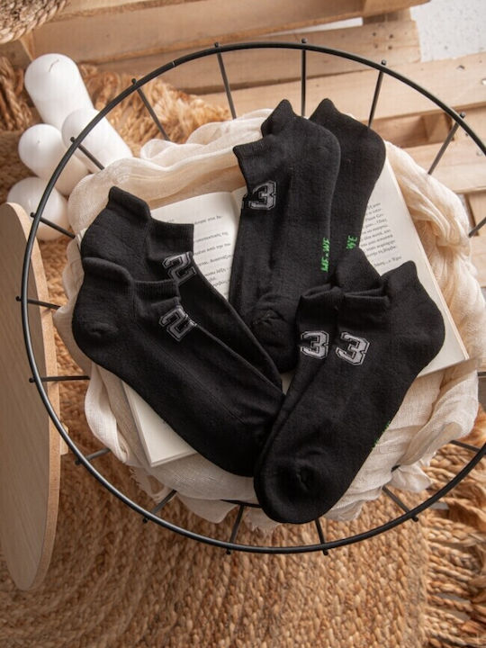 ME-WE Herren Socken Schwarz 3er Pack