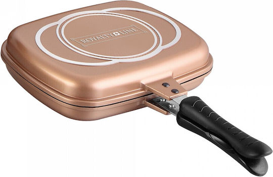Royalty Line Doppelt Pan aus Aluminium mit Steinbeschichtung Copper 32cm