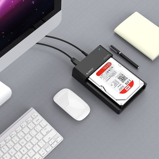 Orico Hard Drive Docking Station SATA 2.5" / 3.5" with Connection USB 3.0 (6518US3-V2-EU)