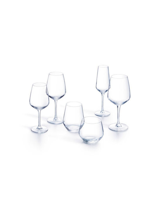 Luminarc Vinetis Set of Glasses for Red Wine made of Glass Stemmed 400ml 6pcs