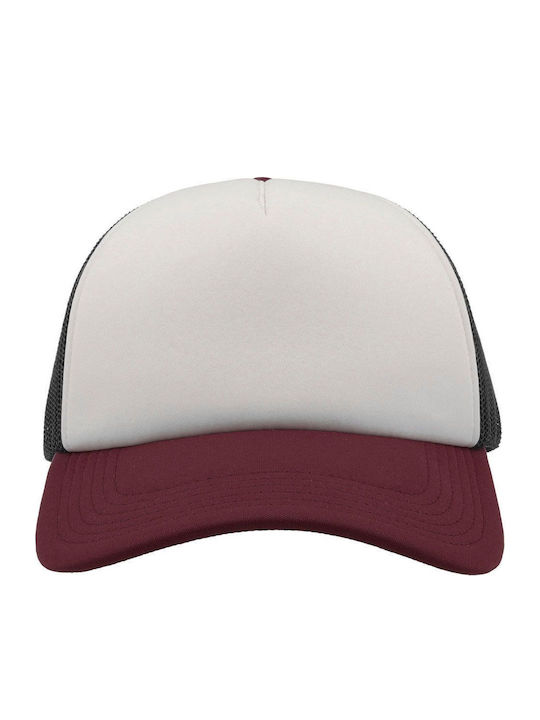 Rapper 847 Trucker Cap Black/White/Burgundy