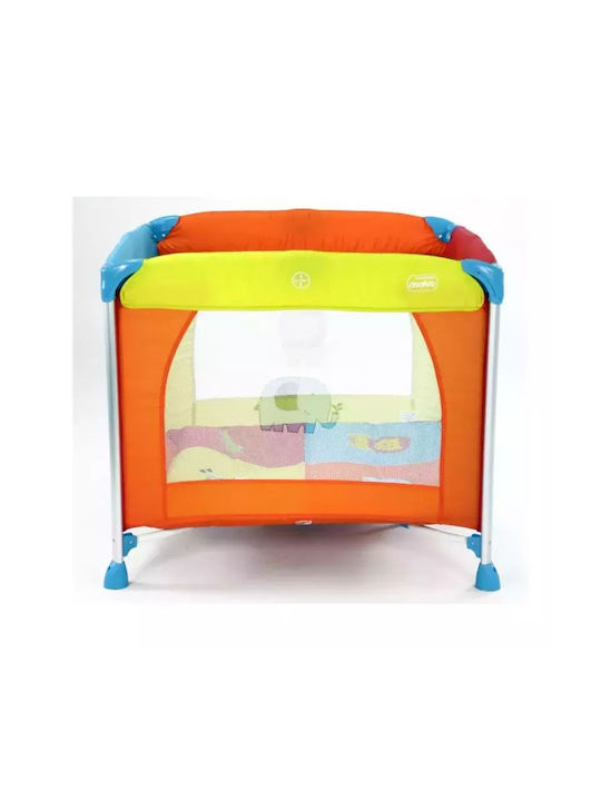 Asalvo Jungle Παρκοκρέβατο Πολύχρωμο 99x99cm
