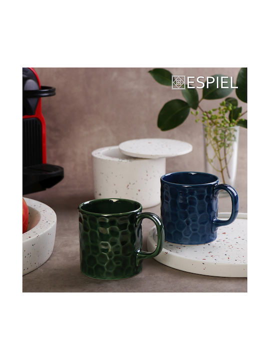 Espiel Cană Din Porțelan Verde 310ml