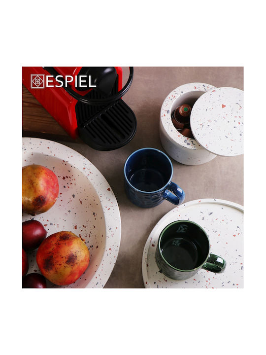 Espiel Tasse aus Porzellan Blau 310ml 1Stück