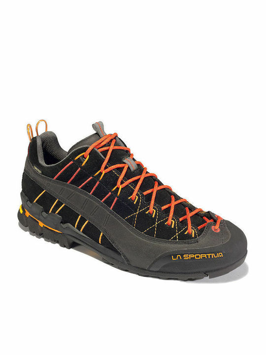 La Sportiva Hyper GTX Herren Wanderschuhe Wasserdicht mit Gore-Tex Membran Schwarz