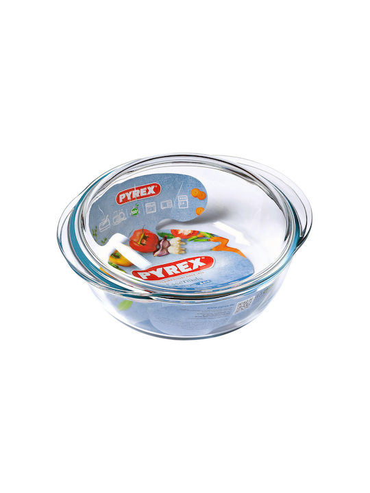 Pyrex Dutch Oven Oval mit Glasdeckel 29x23cm 1Stück
