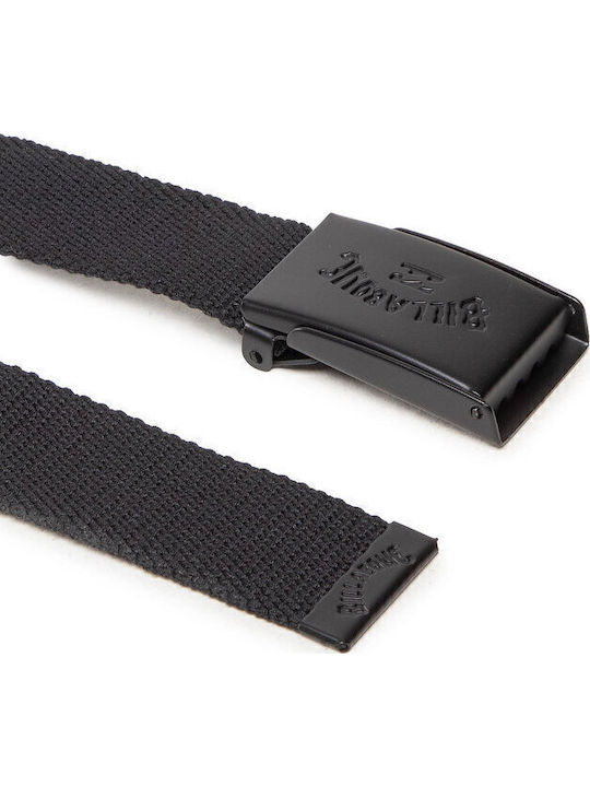 Cog Men's Belt Fabric Webbing Belt Black