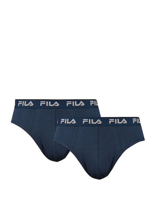 Herren Slips Navy 2er Pack