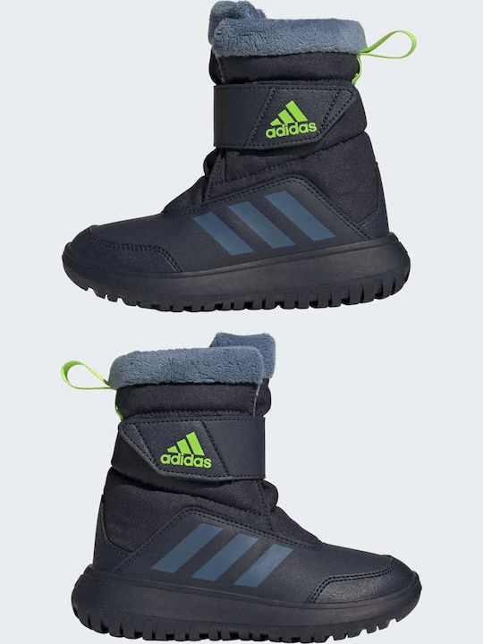 Winterplay Kids Snow Boots with Velcro Navy Blue