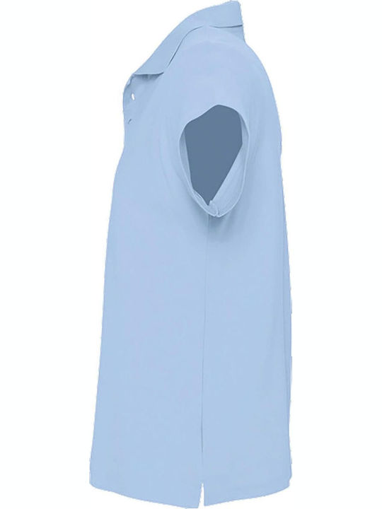 Sol's Summer Ii Men's Short Sleeve Promotional T-Shirt Sky Blue