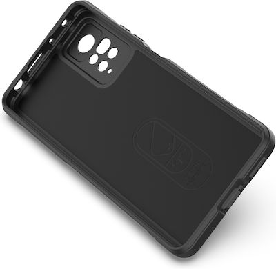 Hurtel Magic Shield Back Cover Σιλικόνης Ανθεκτική Μαύρο (Redmi Note 11 Pro)