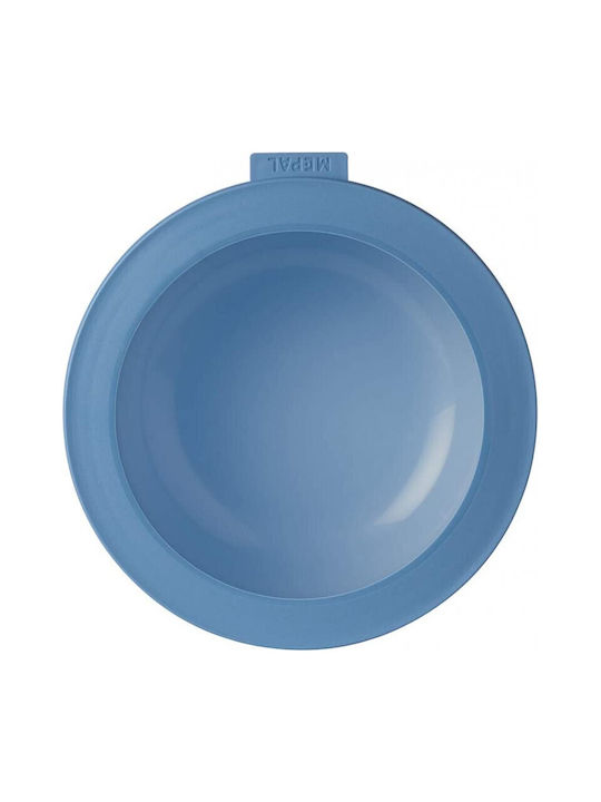 Mepal Cirqula Round Lunch Box Plastic Nordic Blue 3pcs