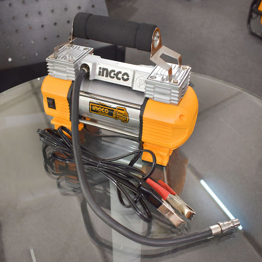 Ingco Car Tire Pump 110PSI with Cable 12V