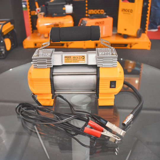 Ingco Car Tire Pump 110PSI with Cable 12V