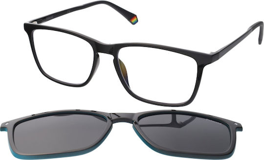 Polaroid Σκελετός Γυαλιών με Clip On σε Μαύρο Χρώμα PLD6139/CS 807M9