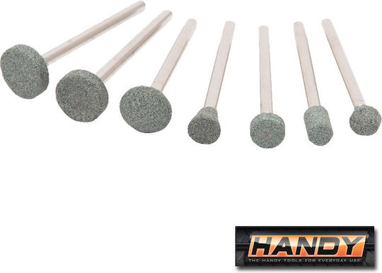 Handy 10125-08 Schleifsteine mit Schaft 7Stück