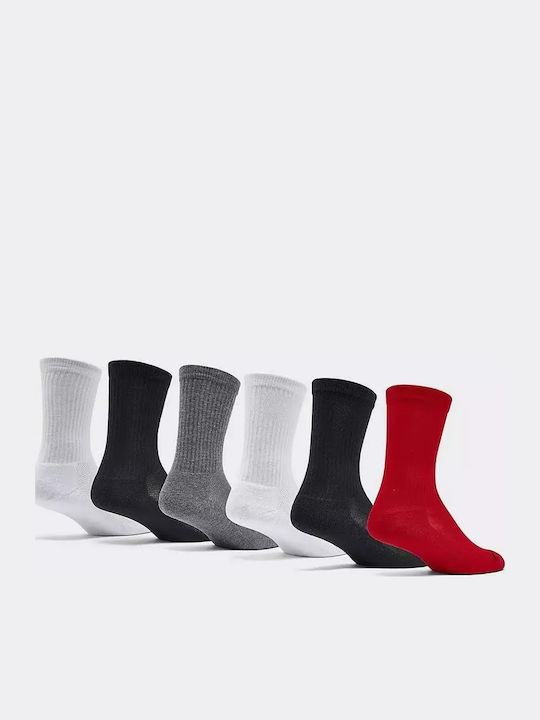 Jordan Athletic Kids' Long Socks Multicolored 6 Pairs