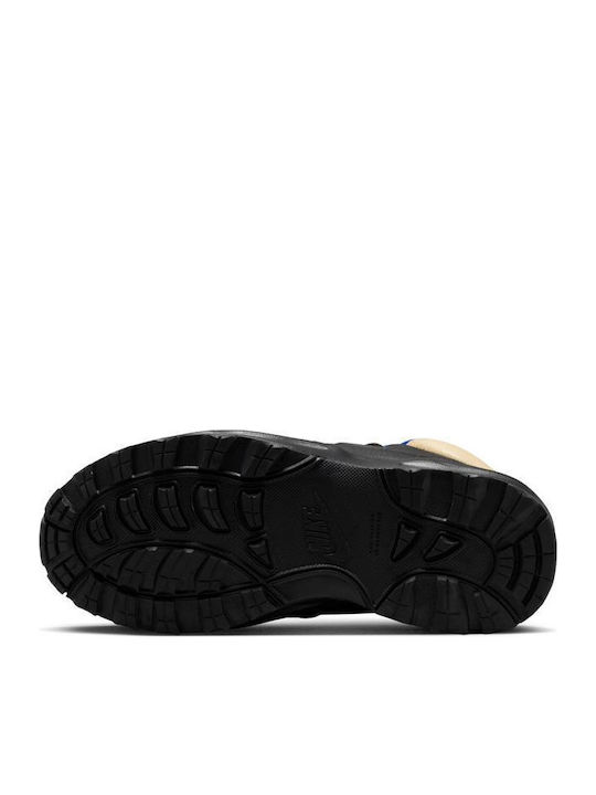 Manoa Leather Kids Boots with Laces Black