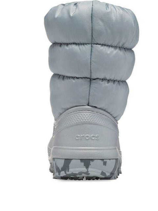 Classic Neo Puff Kids Snow Boots Gray