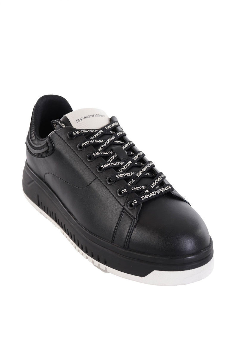靴 archive EMPORIO ARMANI Leather Shoes Emporio Armani Sneakers Black X4X264XN001-K001 | Skroutz.mt