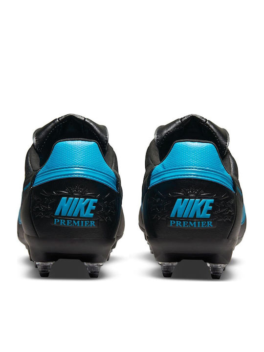 Nike Premier 3 Anti-Clog Football Shoes with Cleats Black / Laser Blue