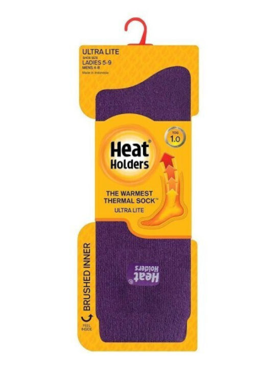 Heat Holders 80040 Base Layer Socks Purple