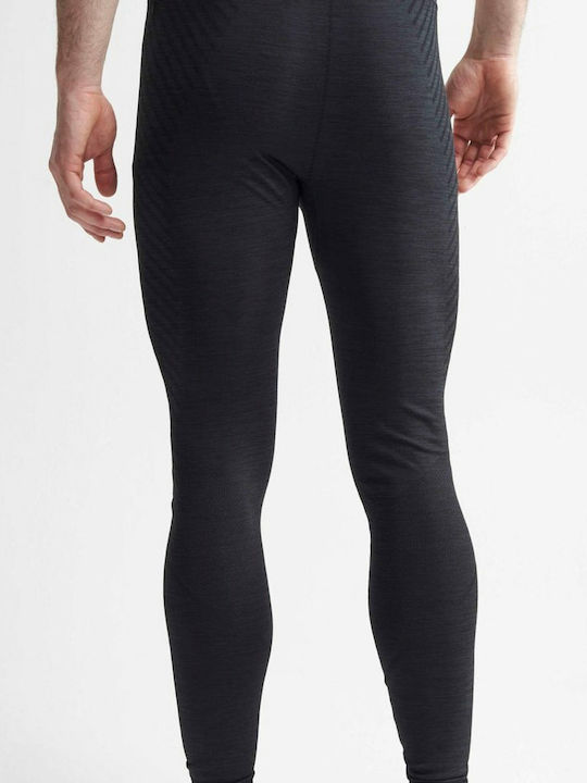 Craft Fuseknit Comfort Ανδρικό Ισοθερμικό Παντελόνι Μαύρο