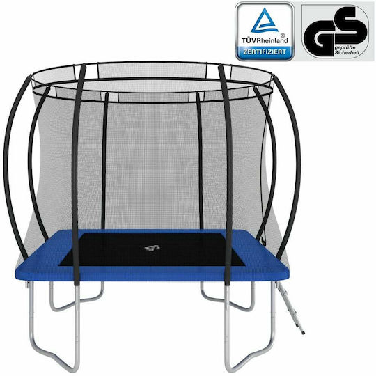 vidaXL Outdoor Trampoline 335x244cm with Net & Ladder