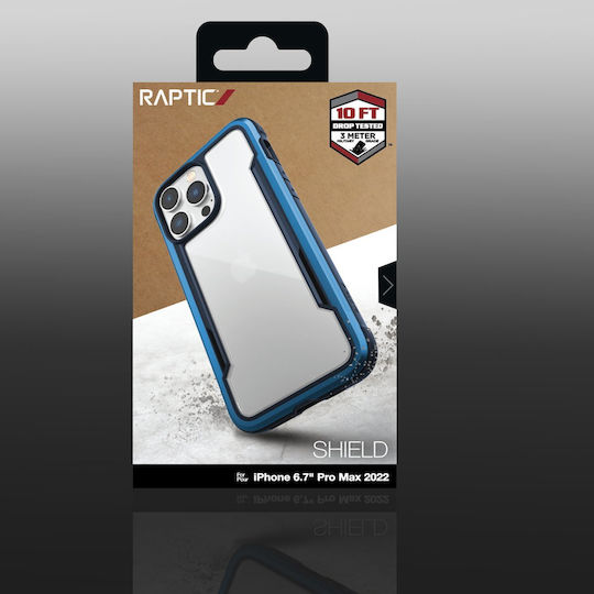 Raptic Shield Back Cover Plastic Blue (iPhone 14 Pro Max)