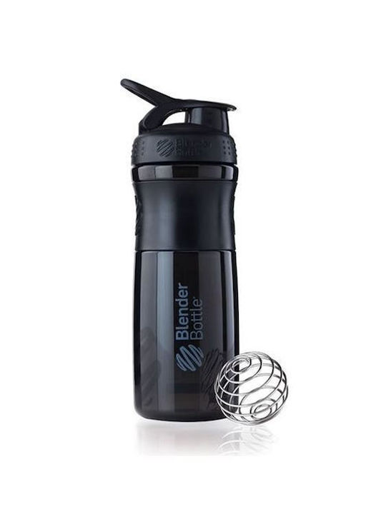 Blender Bottle Sportmixer BB009 Plastic Protein Shaker 820ml Black