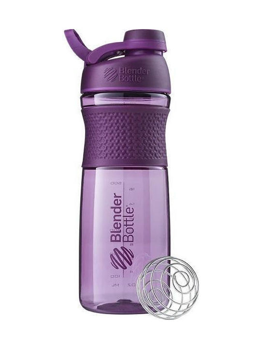 Blender Bottle Flip Sportmixer Shaker Proteine 820ml Plastic Violet