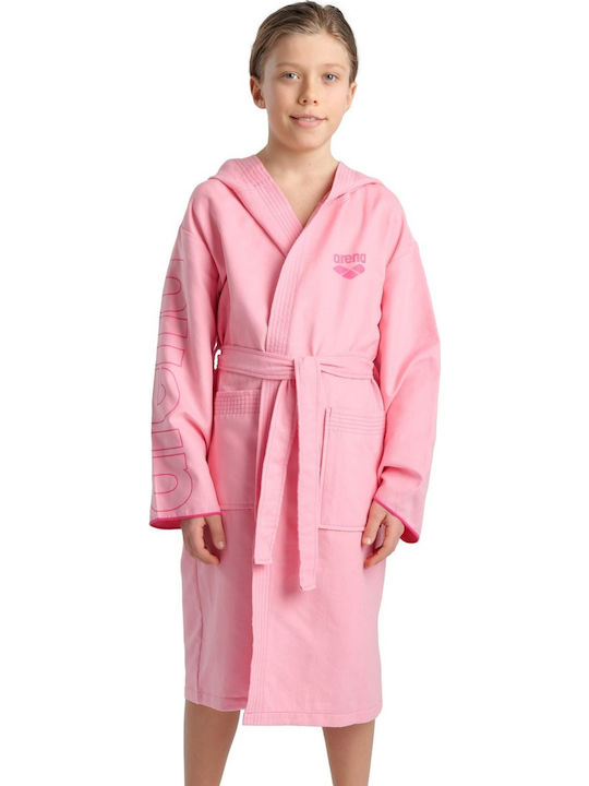 Arena Zeal Plus Jr 005309-300 Kids Swimming Bathrobe Pink