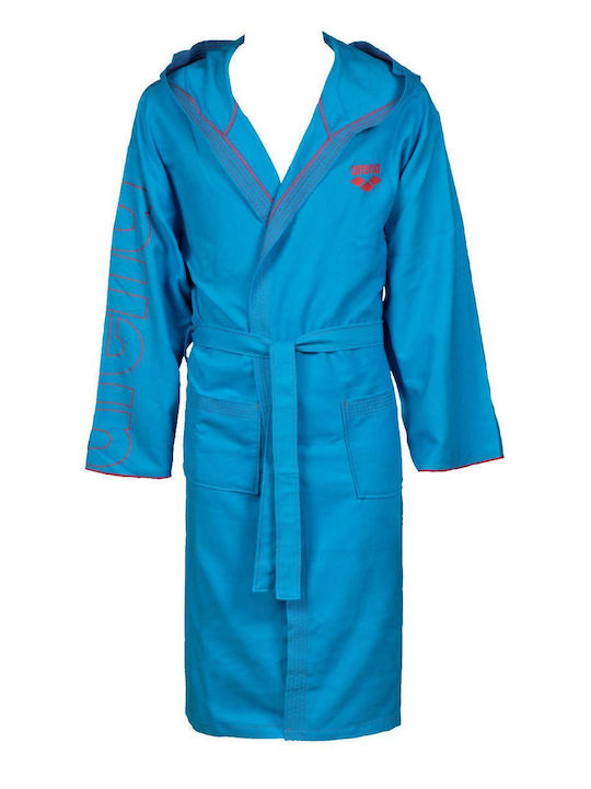 Arena Zeal Plus Jr 005309-400 Kids Swimming Bathrobe Blue
