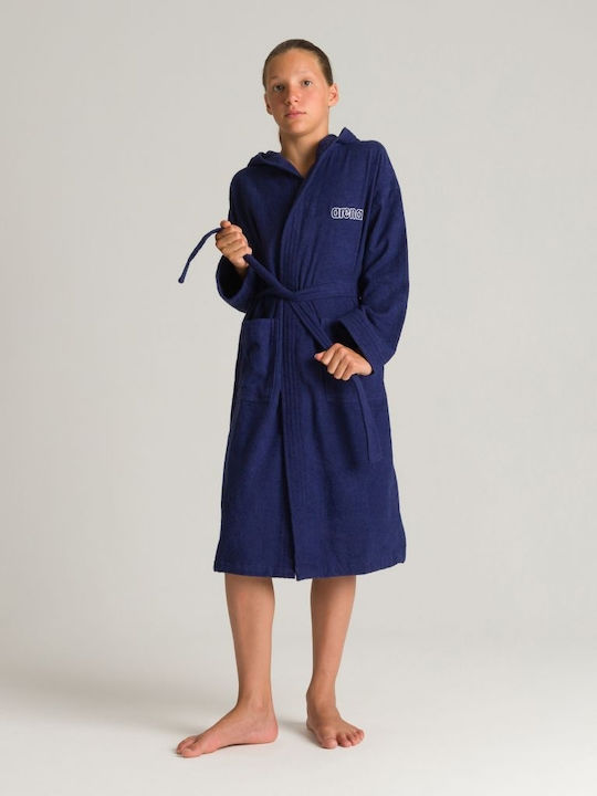 Arena Zeppelin Light Junior 003211-700 Kids Swimming Bathrobe Blue