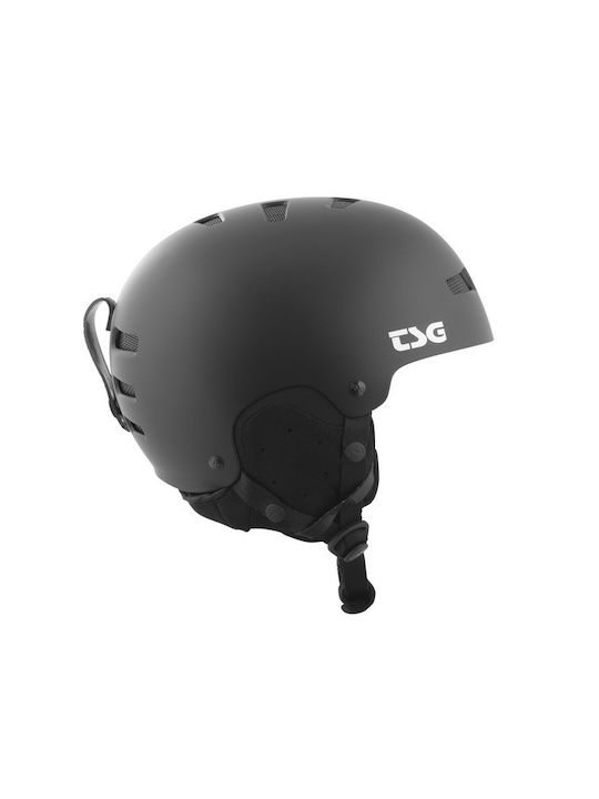 TSG Gravity Solid Ski & Snowboard Helm Satin Black