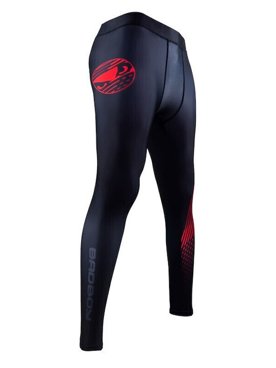 Bad Boy Evo Compression Spats Long Men Martial Arts Leggings Blue