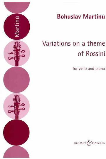 Boosey & Hawkes Martinu - Variations On A Theme Of Rossini за Виолончело