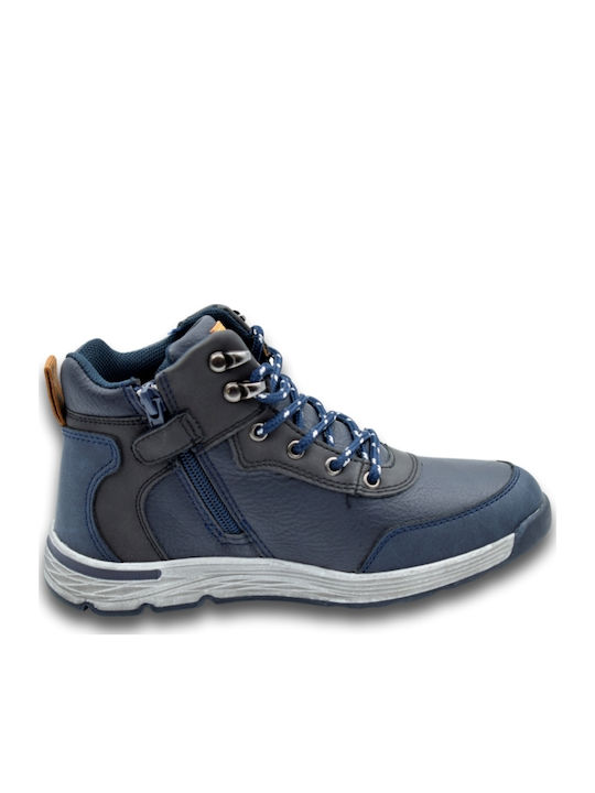 /PD Kids Boots with Zipper Navy Blue