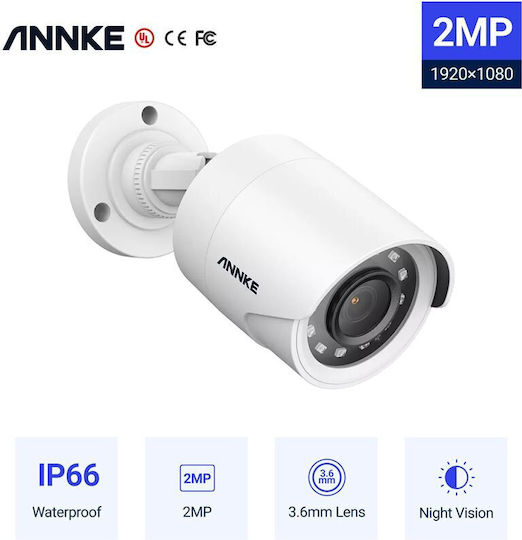 Annke C51BG CCTV Surveillance Camera Full HD 1080p Waterproof with Lens 3.6mm
