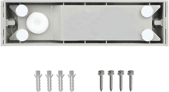 V-TAC Wall-Mounted Outdoor Ceiling Light LED IP65 9W with Cool White Light Double Beam 17.3x8.1x4.6εκ.
