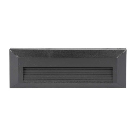 V-TAC Стенна Външна Таванна Лампа LED IP65 3W с Топло Бяла Светлина 23x8x2.8см