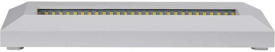 V-TAC Wandmontierte Außen-Deckenleuchte LED IP65 3W mit Natürliches Weiß Licht 23x8εκ.