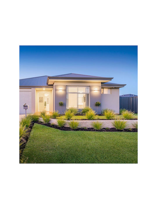 V-TAC Wall-Mounted Outdoor Ceiling Light LED IP65 12W with Natural White Light 23x11x7.6εκ.